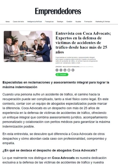 Emprendedores Coca Advocats