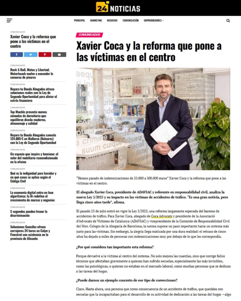 Xavier Coca y la reforma que pone a las víctimas en el centro (2)